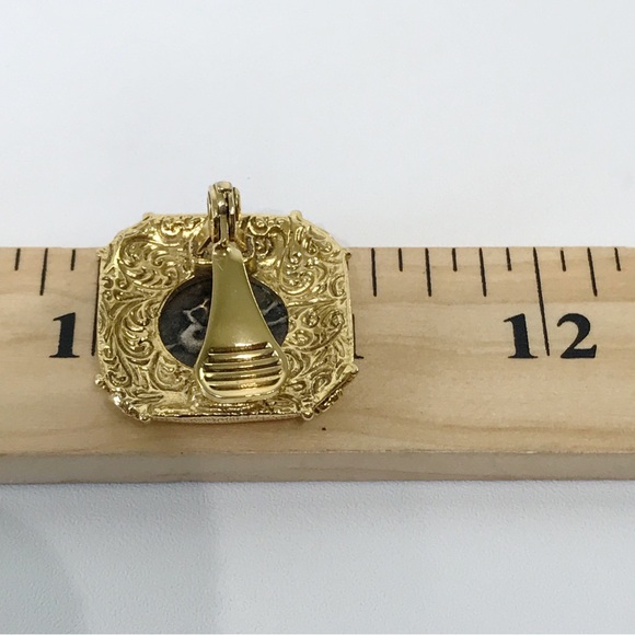 1928 Ancient Coins Framed Roman Greek Mixed Metal Gold Silver Clip On Earrings - Picture 13 of 13